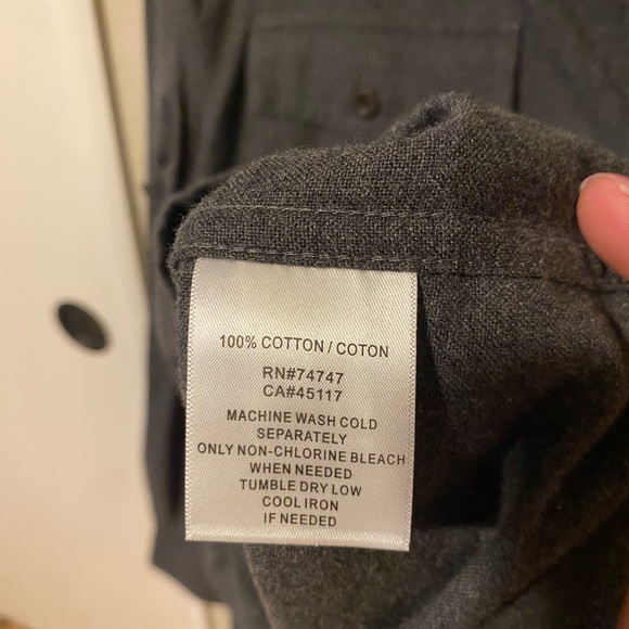 Men’s Red Head Gray Lightweight Flannel Size Large - Picture 3 of 4